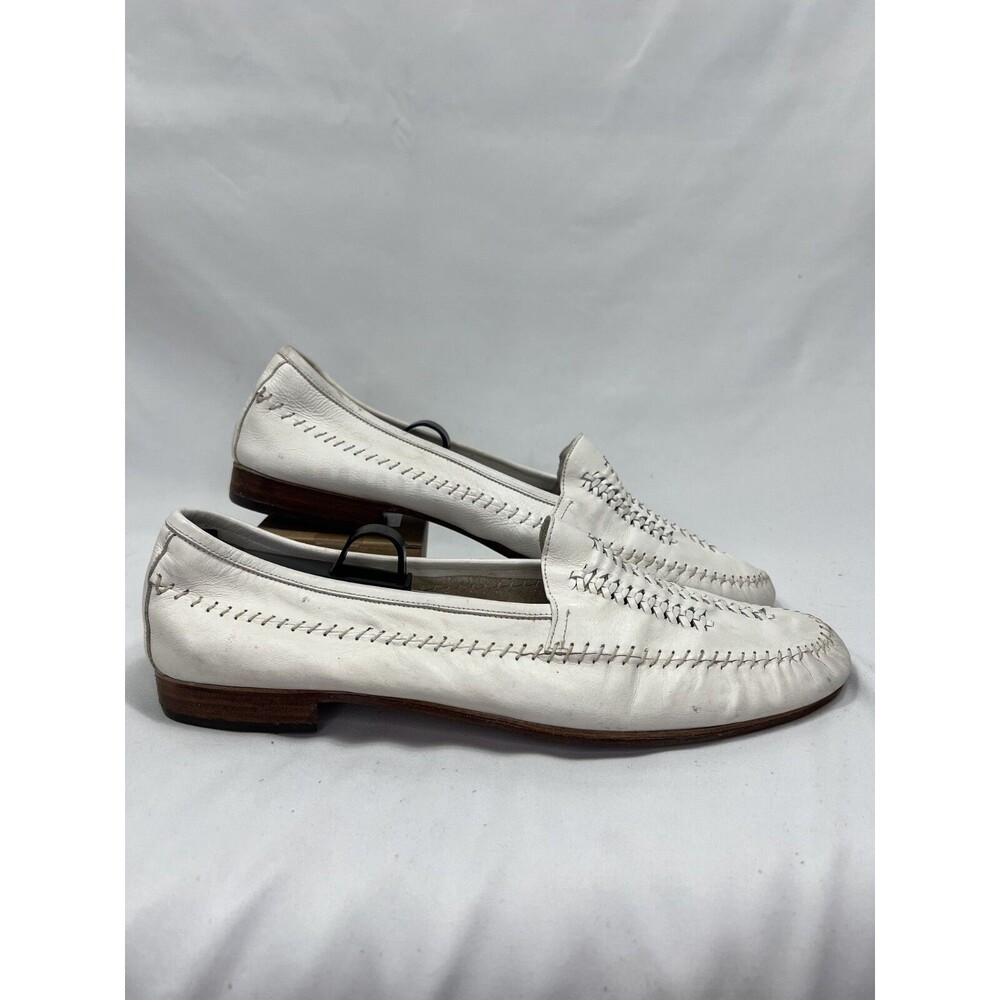 Giorgio Brutini Vintage white Leather shoes size 12, Made in Brazil - Picture 6 of 9